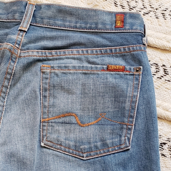 7 For All Mankind Womens Bootcut Jeans Sz 29 - Picture 3 of 7